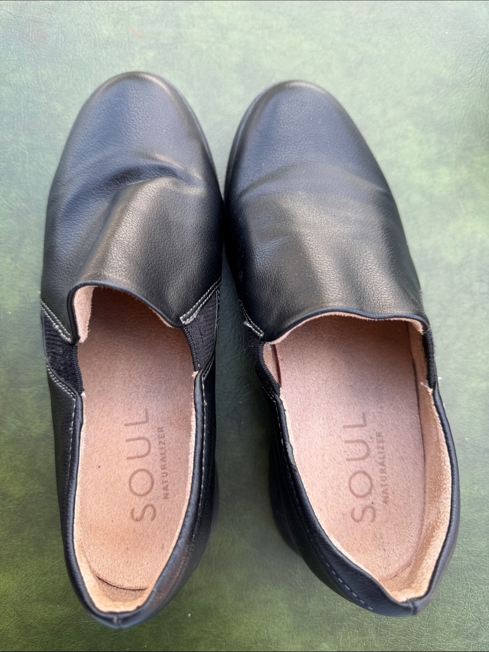 SOUL Naturalizer Black Slip-On Loafers for Women